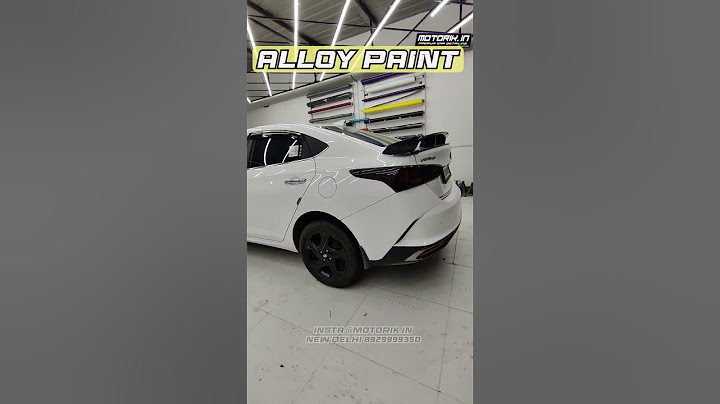 GT WING spoiler installed  ON new VERNA  🔥#motorik #shorts hyundai verna car