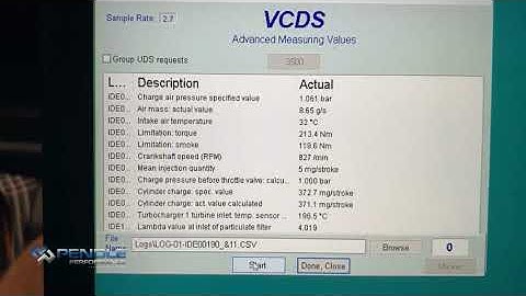 VAG Euro6 - Datalogging Guide | Pendle Performance