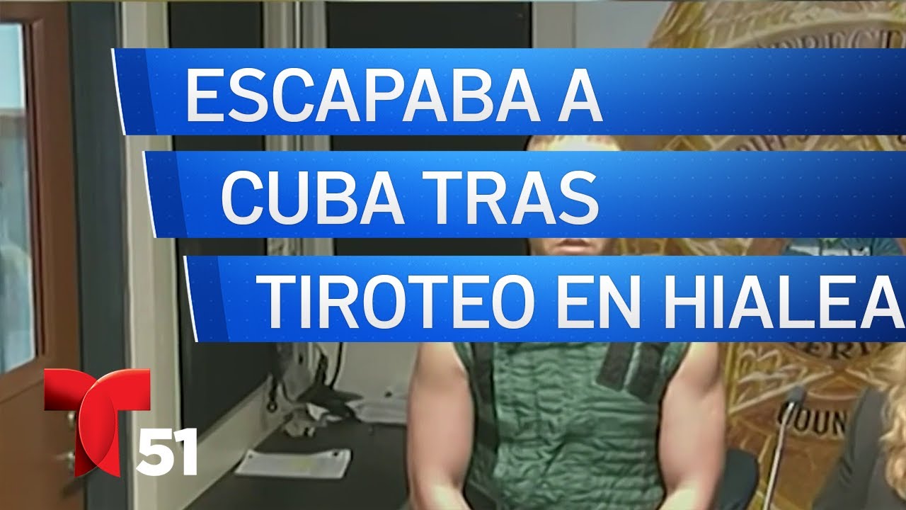 Desvían avión rumbo a Cuba para arrestar a sospechoso de tiroteo en Hialeah