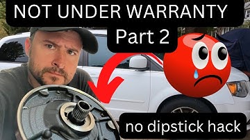 2017 DODGE CARAVAN TRANSMISSION WHINING ? HOW TO DIAGNOSE AND REPLACE 62TE TRANSMISSION PUMP PART 2