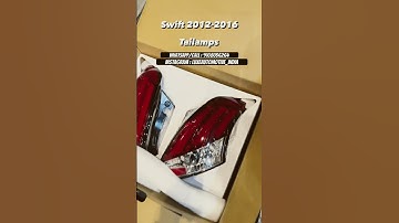 SWIFT TAILLIGHT | SWIFT ACCESSORIES | #swiftaccessories #swiftlover #Swift  #suzukiswift