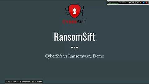 RansomSift Demo - Please read description below