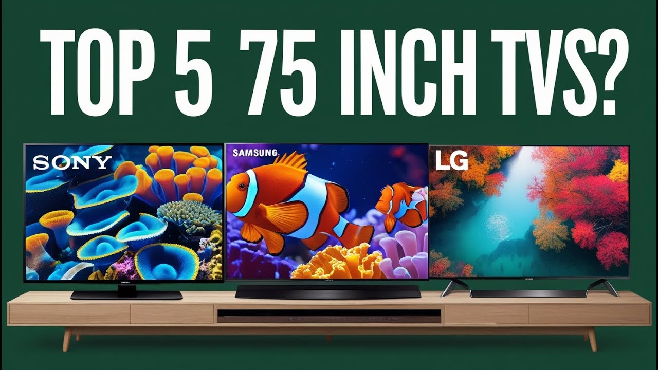 TOP 5 75 Inch TVs 2025 | Best 75 Inch TVs 2025 - YouTube