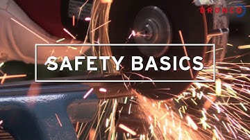 DRONCO Safety Basics - How to properly use an angle grinder?