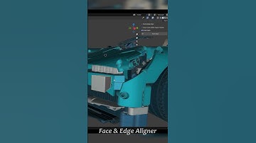 Face and Edge Align in Blender Addon Tool Trick Latest Trending Top   #blender3d#blender #align #ia