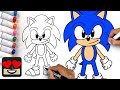 How to draw sonic the hedgehog