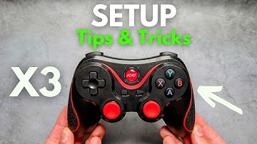 How to SETUP & Use - X3 Wireless Gamepad Controller - Connecting , Pairing & Map Controls 