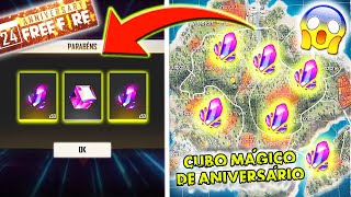 ? VOLTOU COMO PEGAR CUBO MÁGICO NO ANIVERSÁRIO DO FREE FIRE - ANIVERSÁRIO DE 4 ANOS