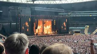 Blur, Wembley, pop scene