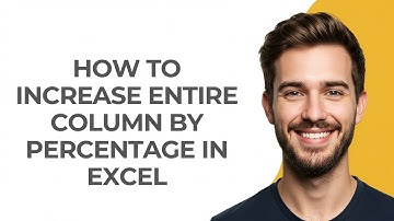 How To Increase Entire Column By Percentage In Excel - GUIDE!
