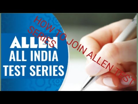 HOW TO JOIN ALLEN TEST SERIES