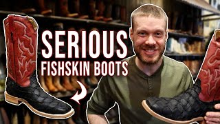 Corral Pirarucu Fish Skin Boots are SERIOUS! | Quick Impression at Saratogy Saddlery