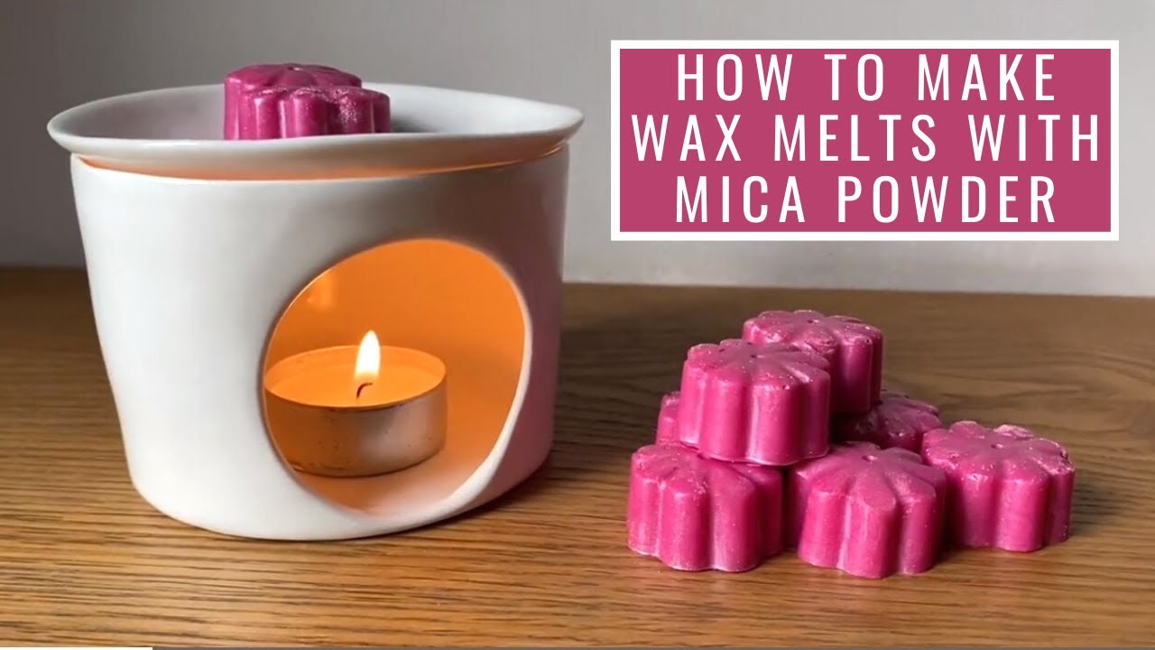 How To Make Wax Melts With Mica Powder  Wax Melt Making For Beginners 