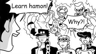 The Joestars Learn Hamon (JoJo Comic Dub)