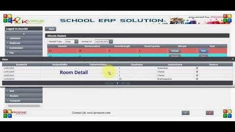 Hostel Module - School Management System