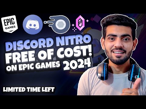 Get Discord Nitro FREE on The EPIC GAMES STORE 2024😍