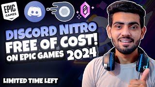 Get Discord Nitro FREE on The EPIC GAMES STORE 2024😍| Claim Discord Nitro Without Credit Card?