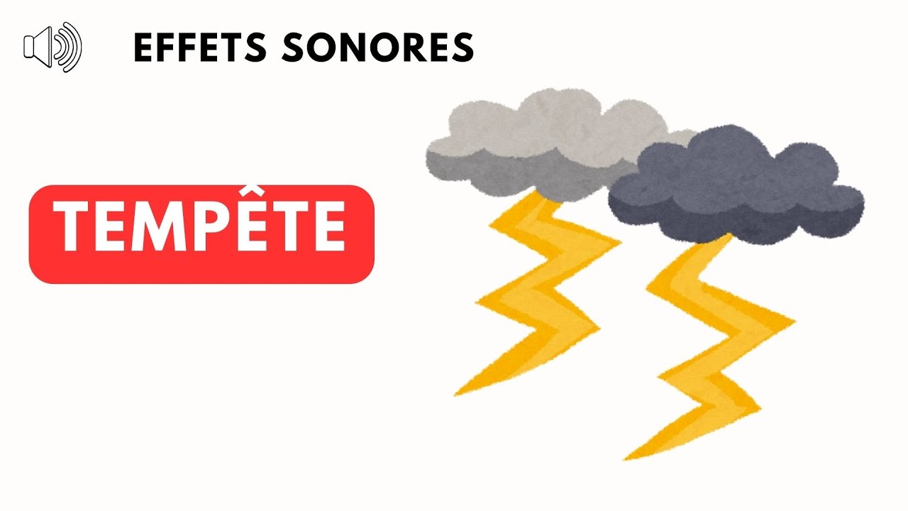 Bruit de tonnerre ⛈️ Son d'un orage 🔈 Bruits de tempête - YouTube