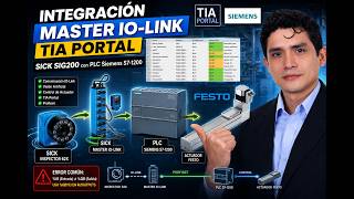 Integración SICK Inspector 62X + Master IO-Link SICK + Actuador Festo en TIA Portal