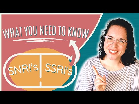 Vídeo: Por que snri sobre ssri?