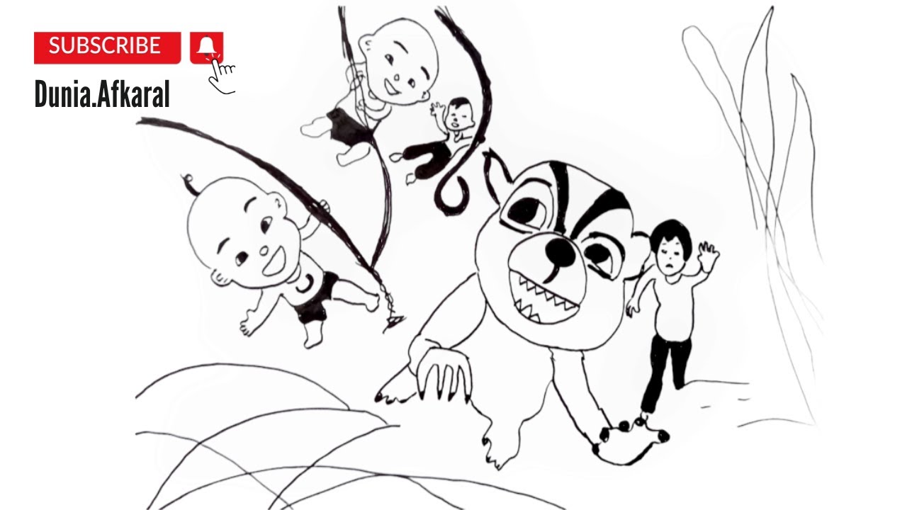 Drawing&Coloring Geng Pengembara Upin Ipin for Kids #drawing # ...