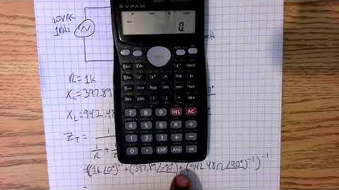 CALCULATING TOTAL IMPEDANCE ZT FOR RLC PARALLEL CIRCUITS