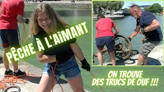 Pêche à l'aimant avec Chrisdetek - On trouve des trucs de ouf!!!