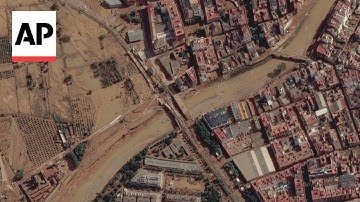 Satellite images reveal the extent of Spain