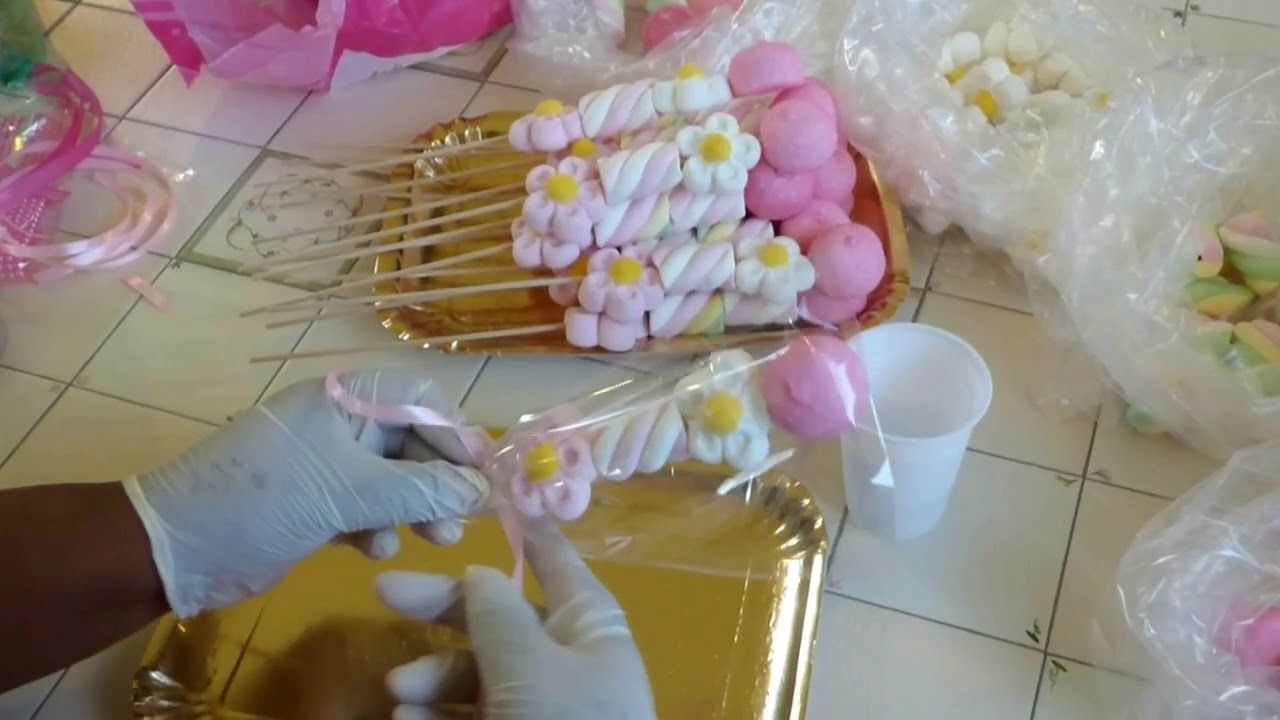 Come realizzare spiedini di marshmallow tutorial-DIY Espeto de Marshmallow