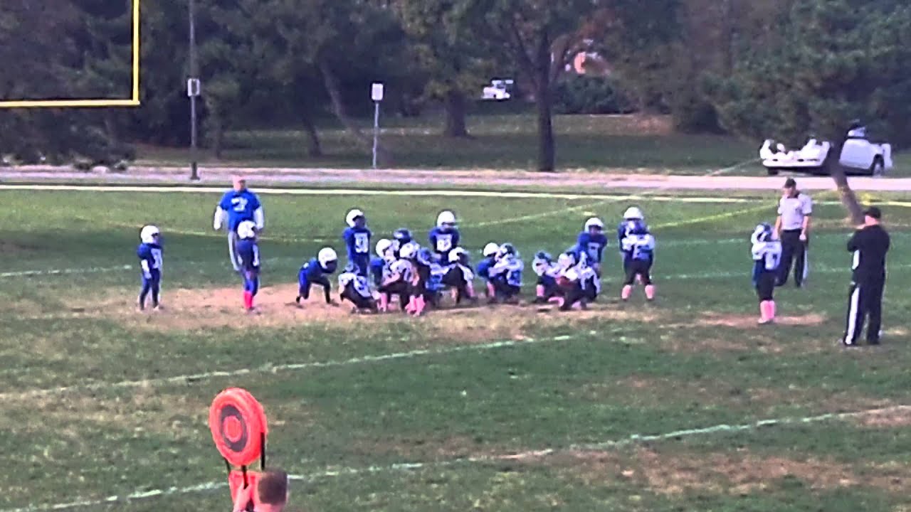 7 year old 2nd grader kicking extra points in tackle football YouTube