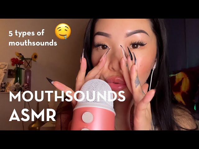 ASMR | 5 DIFFERENT MOUTHSOUNDS 👄