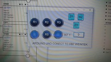 Arduino uno connect to hmi weintek