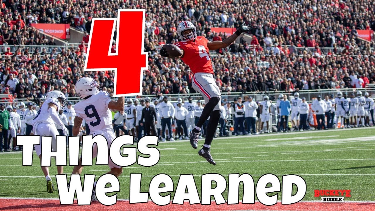 4 Things We Learned From Ohio State's 38-14 Win Over Penn State - YouTube