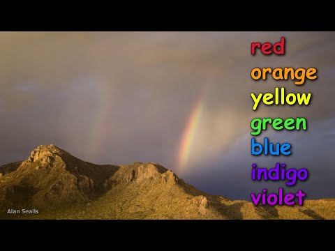 Video: Colors of the rainbow in order: it's that simple