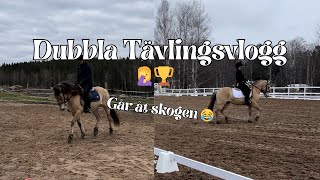 Två dagars tävlings Vlogg 👏🏆 | Helt kaos 🤦‍♀️|