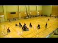 大阪NRFvs大阪体育大学BLAZE 準決勝　車いすハンドボール大阪大会 2015