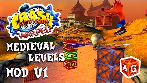 Crash Bandicoot 3 (European Version) - Medieval Levels v1 [Mod by Aresan Bandicoot].