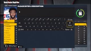 NBA 2K23 How to play MyLeague with a created player