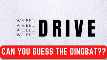 DINGBAT Quiz #6 | Can You Solve These Tricky Little DINGBATS