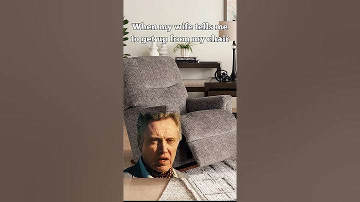 When Someone Tells Me to Get Up From My Chair