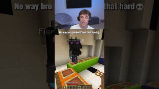 NO WAY HE GRINDED THAT HARD  #minecraft