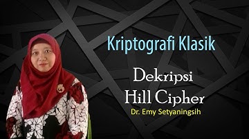 Dekripsi Hill Cipher - ESET Channel
