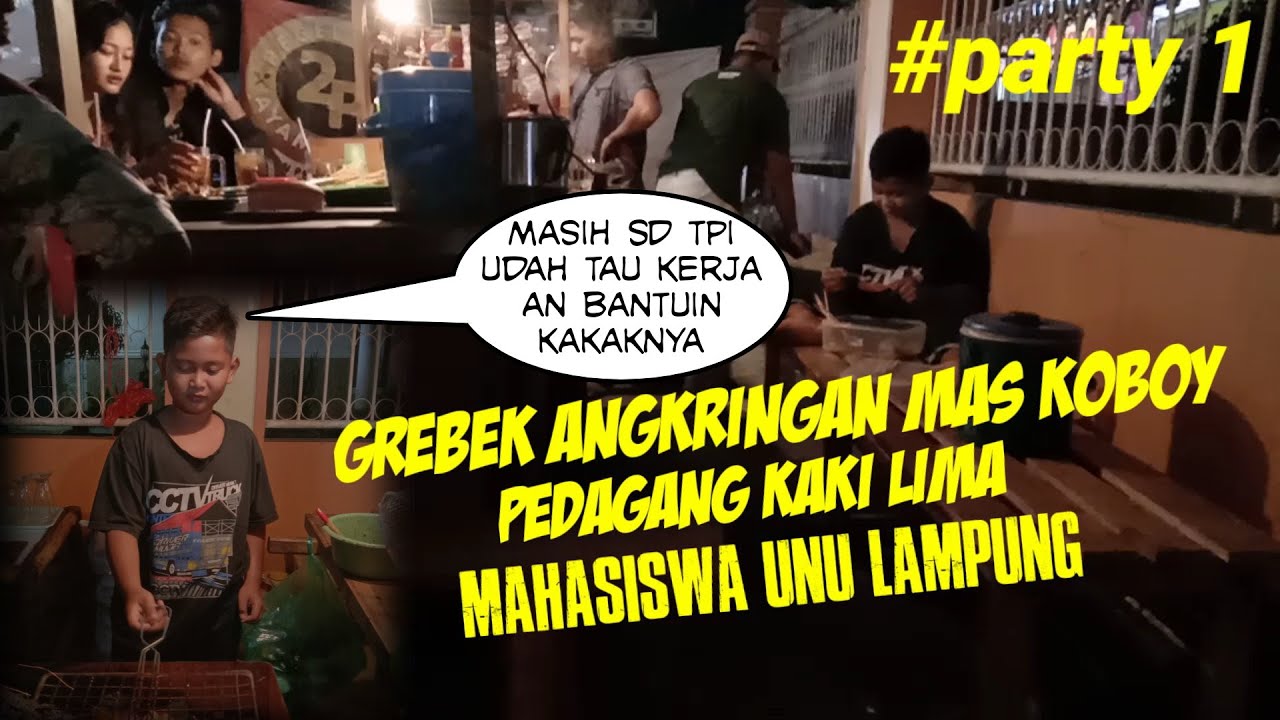 Grebek angkirang mas koboy pedagang kaki lima || uucil 01