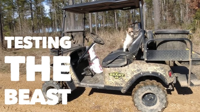 Golf carts setup for hunting ,let's see them !!!!!