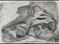 Charcoal Fabric Drawing: Part 1 Subtractive Method