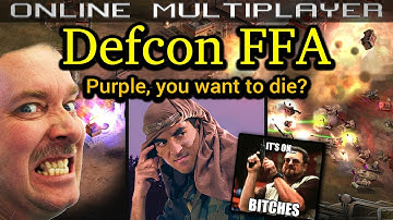 Defcon FFA - Stealth General - Pro Rules | C&C Generals Zero Hour | No Commentary