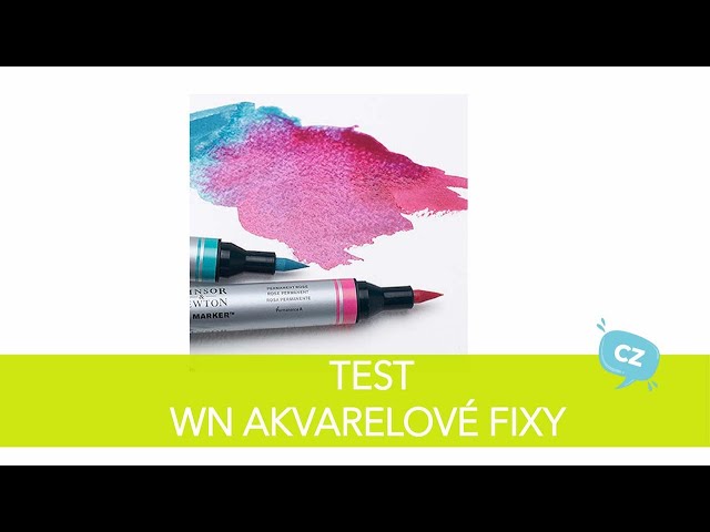 TEST - akvarelové fixy z TEDI 