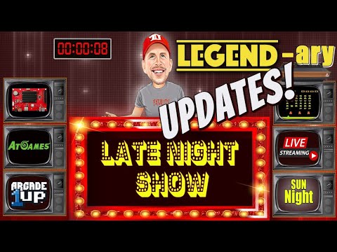 LATE NIGHT REXERSHOW! "LEGEND"-ary Updates!! Arcade 1up/Atgames & More from therexershow