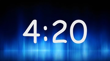 4:20 Minutes Timer / Countdown from 4min 20sec