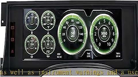 AUTO METER 7006 Invision Direct Fit Digital Dash LCD 95-98 Chevy Truck, Black